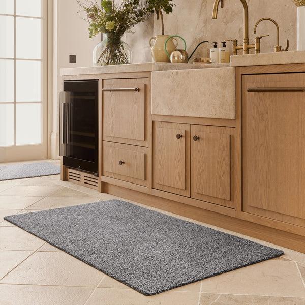 Hug Rug Plain Fleck - Light Grey Doormat