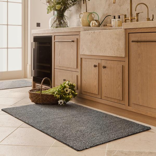 Hug Rug Plain Fleck - Slate Doormat