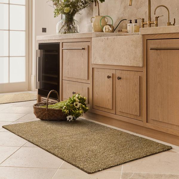 Hug Rug Plain Fleck - Stone Doormat