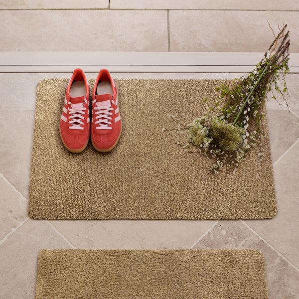 Hug Rug Plain Fleck - Stone Doormat