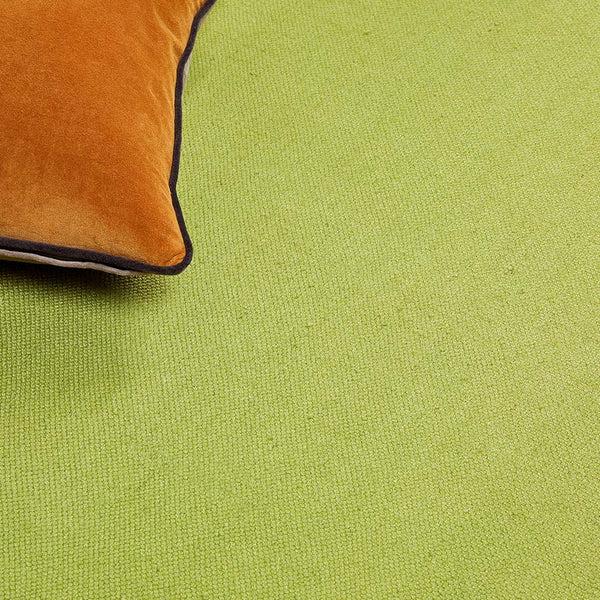 Hug Rug Plain Washable Rug Green