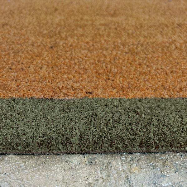 Hug Rug Printed Coir Border Green Doormat