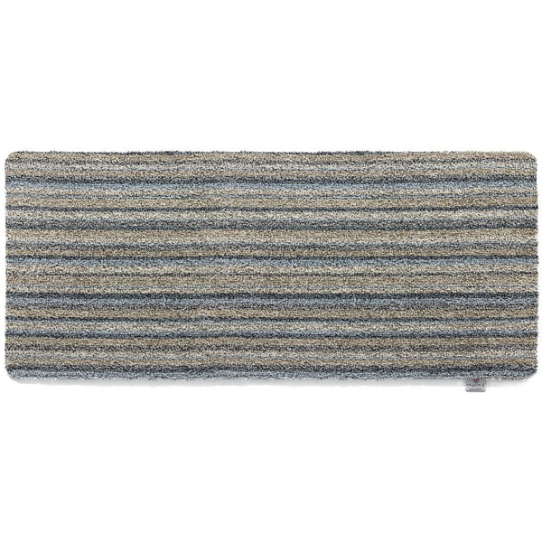 Hug Rug Ribbon Grey Striped Washable Doormat