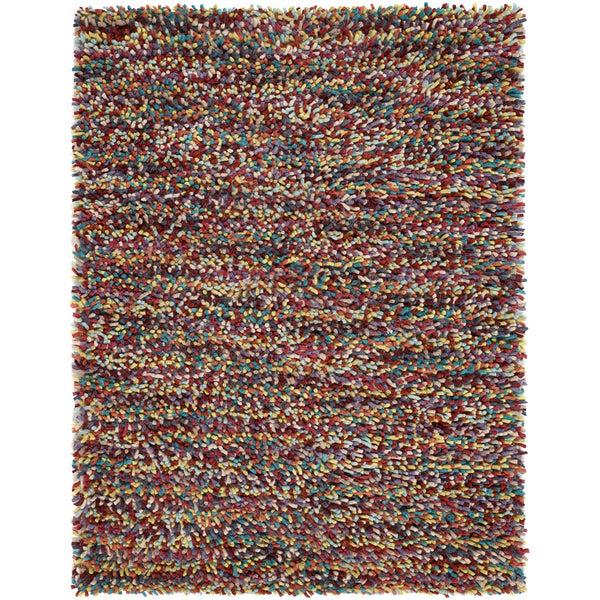 hug rug Rocks Shaggy Wool Rug Multi