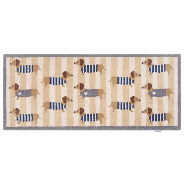 Hug Rug Sausage Dog Chic Washable Doormat