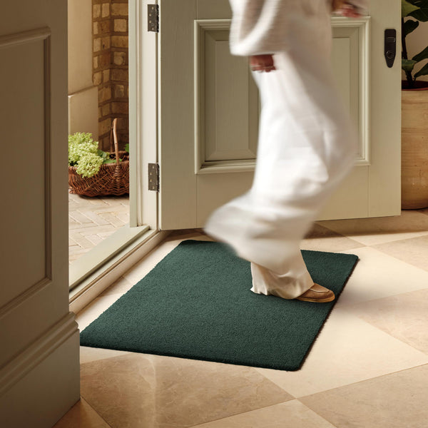Hug Rug Sense - Forest Green Washable Doormat
