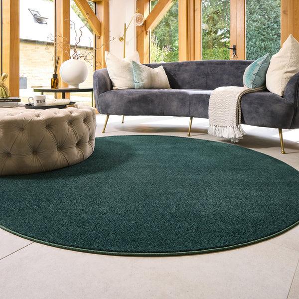 Hug Rug Sense Washable Rug Forest Green