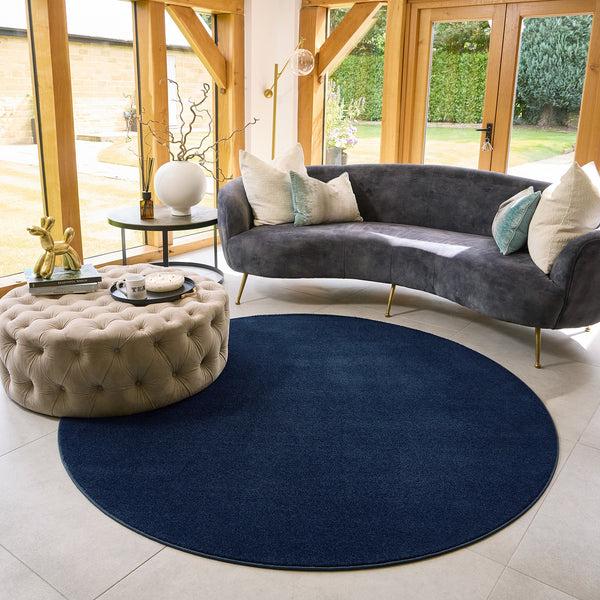 Hug Rug Sense Washable Rug French Navy Blue