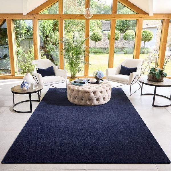 Hug Rug Sense Washable Rug French Navy Blue