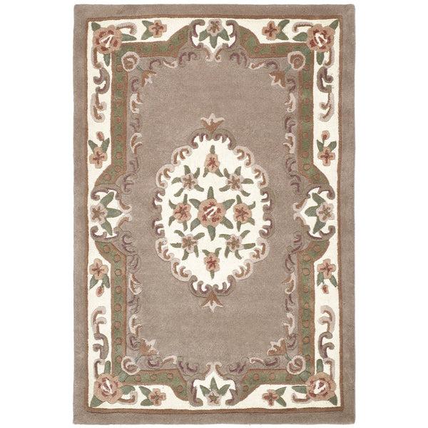 hug rug Shensi Aubusson Rug in Beige
