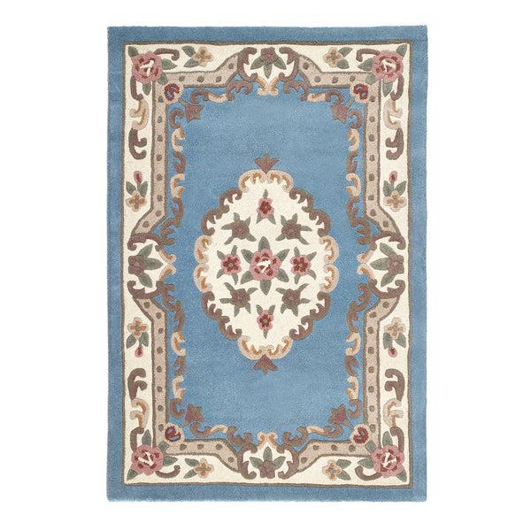 hug rug Shensi Aubusson Rug in Blue