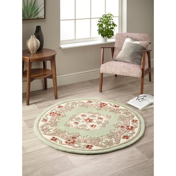 Hug Rug Shensi Aubusson Rug In Green
