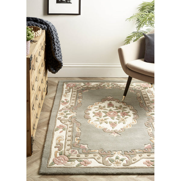 Hug Rug Shensi Aubusson Rug In Grey