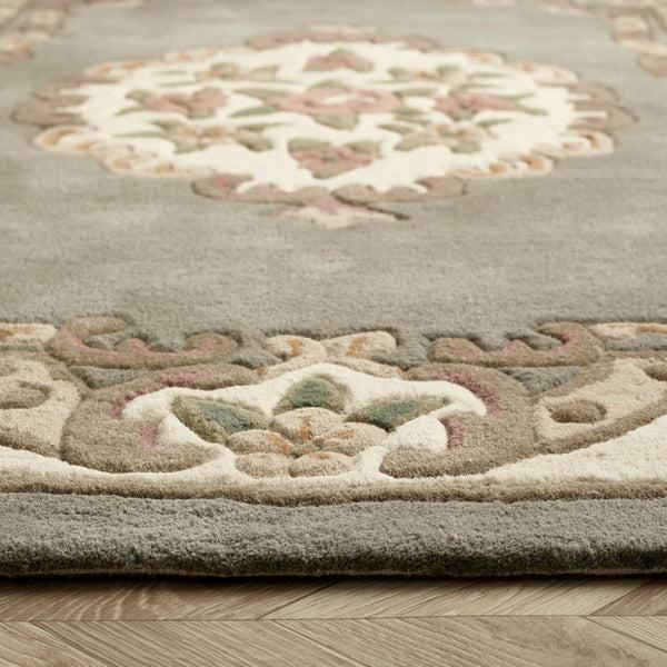 Hug Rug Shensi Aubusson Rug In Grey