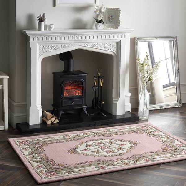 Hug Rug Shensi Aubusson Rug In Pink