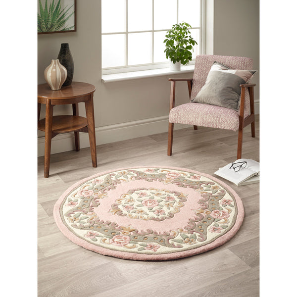 Hug Rug Shensi Aubusson Rug In Pink