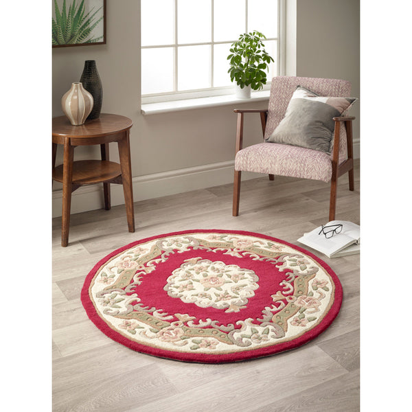 Hug Rug Shensi Aubusson Rug In Wine