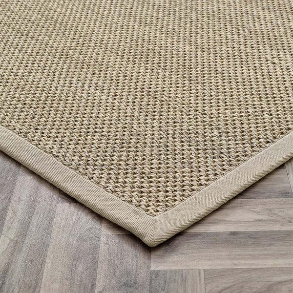 Hug Rug Sisal Rug Light Beige With Sand Border
