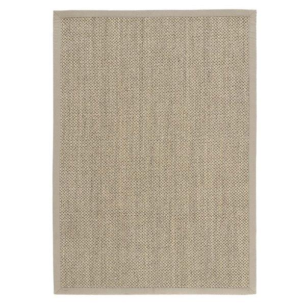 hug rug Sisal Rug Light Beige with Sand Border