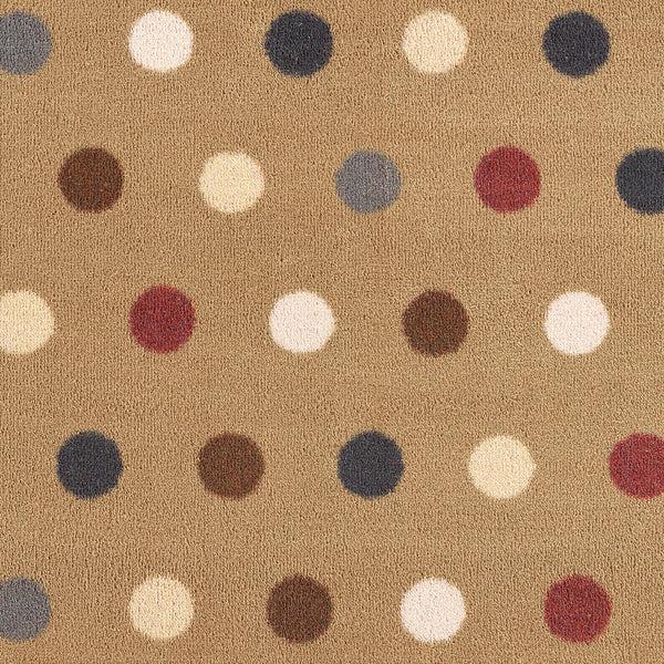 Hug Rug Spot 10 Brown Washable Doormat