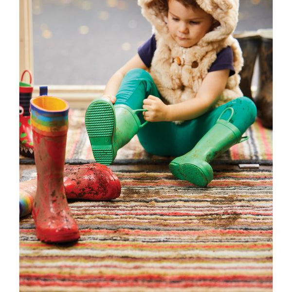 Hug Rug Stripe 32 Multi Washable Doormat