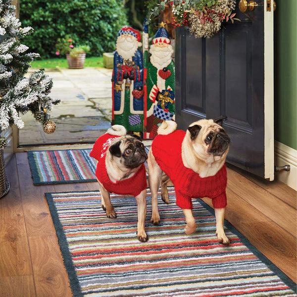 Hug Rug Stripe 32 Multi Washable Doormat