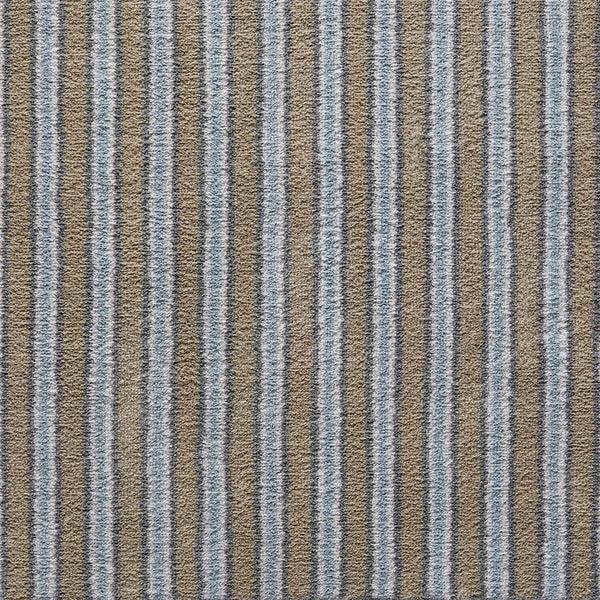Hug Rug Stripe 83 Beige/Blue Washable Doormat