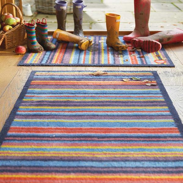 Hug Rug Stripe 85 Multi Washable Doormat