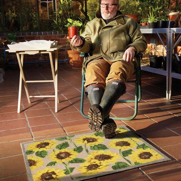 Hug Rug Sunflowers 1 Washable Doormat