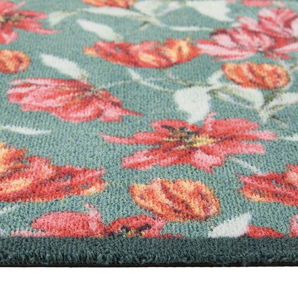 Hug Rug Tumbling Tulips Washable Doormat