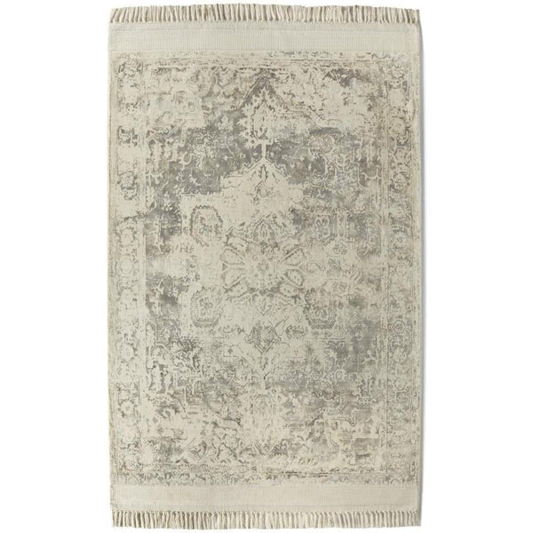 hug rug Vintage Fringe Rug Mocha/Oyster