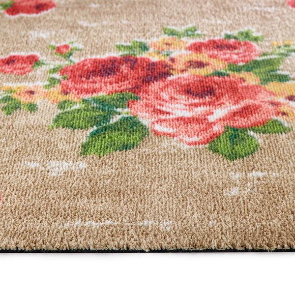 Hug Rug Vintage Rose Washable Doormat