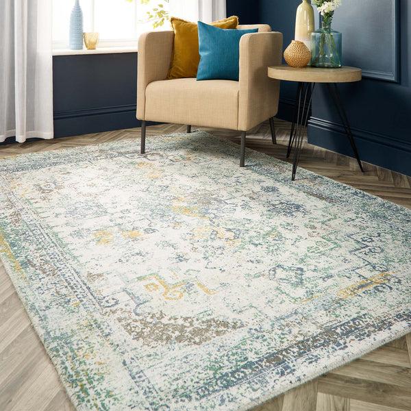Hug Rug Vogue Rug Blue/Ochre