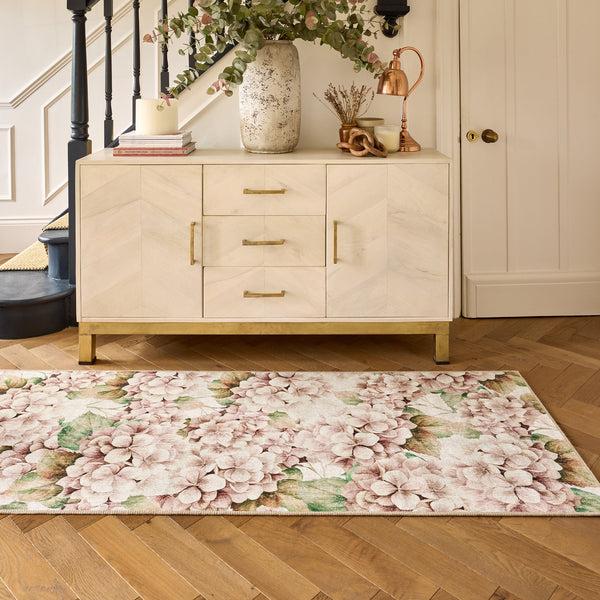 Hug Rug Wild Hydrangea Eco-Washable Rug