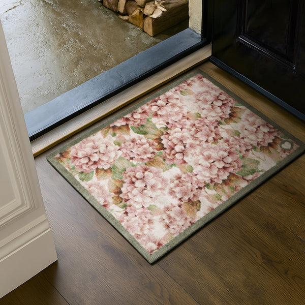 Hug Rug Wild Hydrangea Washable Doormat