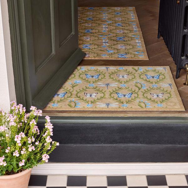Hug Rug Wild Meadow Beige Green Doormat
