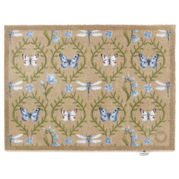 hug rug Wild Meadow Beige Green Doormat