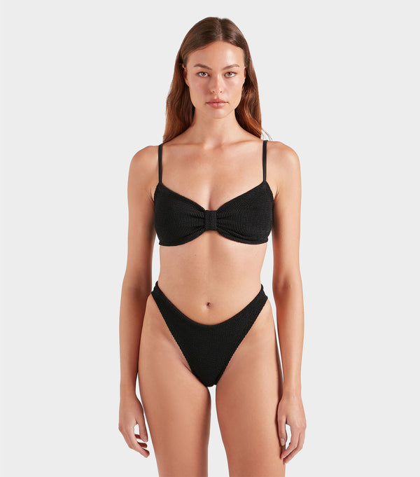 hunza G Alicia Bikini Black
