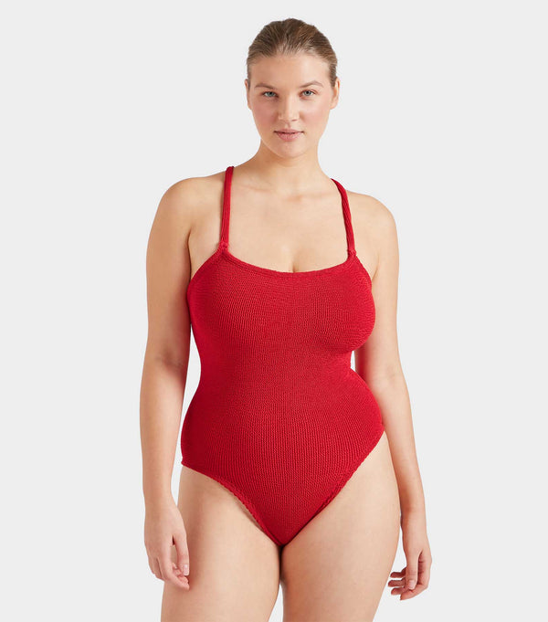 Hunza G Bette Swim Red