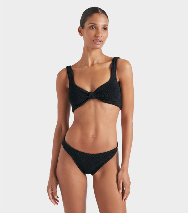 Hunza G Bonnie Bikini Black