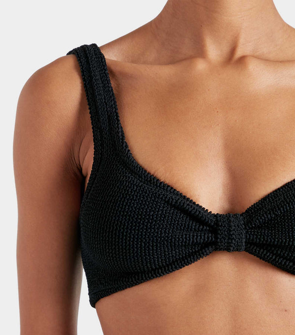 Hunza G Bonnie Bikini Black