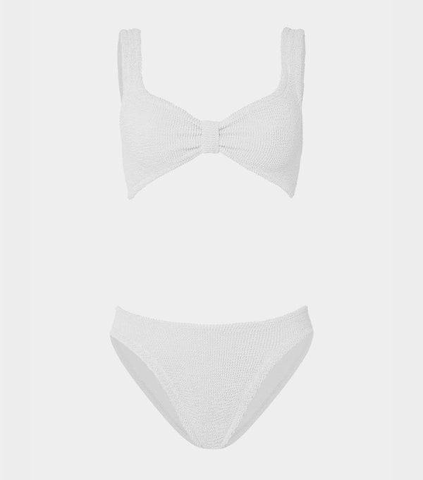 Hunza G Bonnie Bikini White