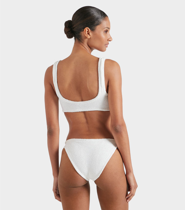 Hunza G Bonnie Bikini White