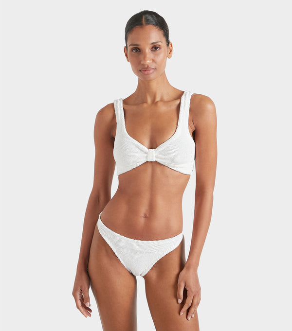 hunza g Bonnie Bikini White