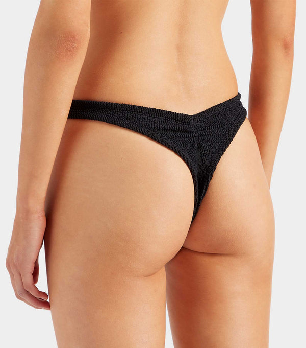 Hunza G Brazilian Bikini Bottom Black