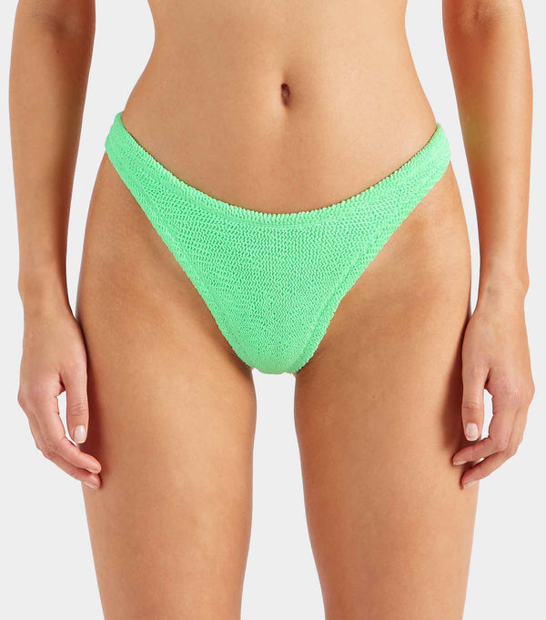 Hunza G Brazilian Bikini Bottom Lime