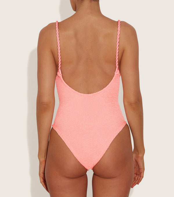 Hunza G Camille Swim Peach