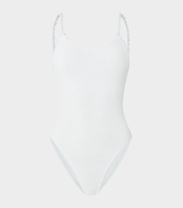 Hunza G Camille Swim White