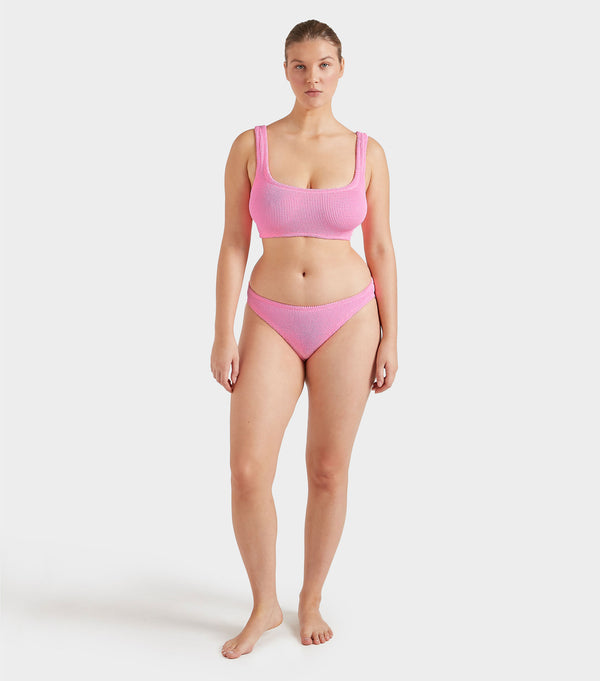 Hunza G Coverage Bikini Bottom Bubblegum