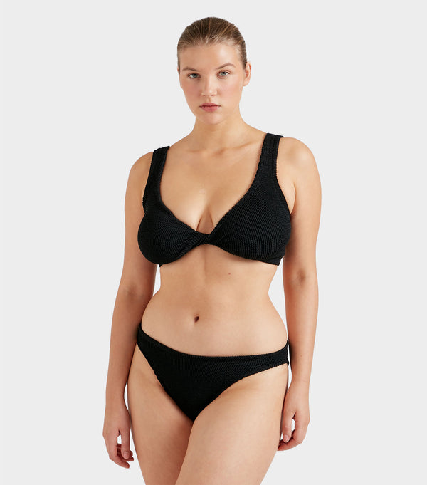 Hunza G Coverage Juno Bikini Black
